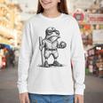 Frog Basketbal Men Women Grumpy Frog Playing Baseball Youth Long Sleeve Tee Frog Basketbal Men Women Grumpy Frog Playing Baseball Youth Long Sleeve Tee
