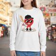Heart Playing Baseball Valentine Baseball Youth Long Sleeve Tee Heart Playing Baseball Valentine Baseball Youth Long Sleeve Tee