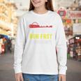 Hit Hard Run Fast Turn Left Baseball Quote Fan Coach Premium Tri-Blend Youth Long Sleeve Tee Hit Hard Run Fast Turn Left Baseball Quote Fan Coach Premium Tri-Blend Youth Long Sleeve Tee