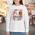 I Just Hit 100 Days Of School Baseball Boy Girl Teacher Youth Long Sleeve Tee