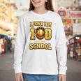 I Just Hit 100 Days Of School Baseball Boys Kids 100th Day Youth Long Sleeve Tee I Just Hit 100 Days Of School Baseball Boys Kids 100th Day Youth Long Sleeve Tee