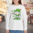 Kids Boys Happy St Patricks Day Kids Baseball Ice Cream Drip Youth Long Sleeve Tee Kids Boys Happy St Patricks Day Kids Baseball Ice Cream Drip Youth Long Sleeve Tee