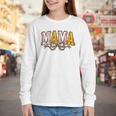 Leopard Baseball Softball Mama Bow Softball Baseball Mom Youth Long Sleeve Tee Leopard Baseball Softball Mama Bow Softball Baseball Mom Youth Long Sleeve Tee