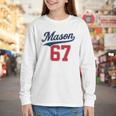Mason 67 Jersey Baseball Men Women Boys Girls Number 6 7 Youth Long Sleeve Tee Mason 67 Jersey Baseball Men Women Boys Girls Number 6 7 Youth Long Sleeve Tee