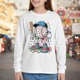 Melting Slime Sprinkle Baseball Mascot With Bat Youth Long Sleeve Tee Melting Slime Sprinkle Baseball Mascot With Bat Youth Long Sleeve Tee