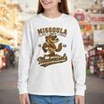 Missoula Mudweasels Retro Minor League Baseball Youth Long Sleeve Tee