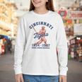 Negro League Baseball History Month Cincinnati Ohio Youth Long Sleeve Tee