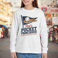 Pat's Pocket Pancakes Flag Baseball On Pancake Youth Long Sleeve Tee Pat's Pocket Pancakes Flag Baseball On Pancake Youth Long Sleeve Tee