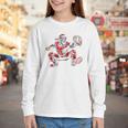 Santa Playing Baseball Catcher Merry Christmas Sport Player Youth Long Sleeve Tee Santa Playing Baseball Catcher Merry Christmas Sport Player Youth Long Sleeve Tee