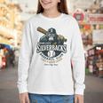 Sioux City Silverbacks Retro Minor League Baseball Youth Long Sleeve Tee Sioux City Silverbacks Retro Minor League Baseball Youth Long Sleeve Tee