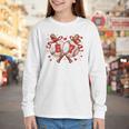 Six Seven 67 Meme Baseball Coquette Bow Valentine Youth Long Sleeve Tee Six Seven 67 Meme Baseball Coquette Bow Valentine Youth Long Sleeve Tee