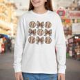 Soccer Bow Game Day Baseball Coquette Bow Women Girls Youth Long Sleeve Tee Soccer Bow Game Day Baseball Coquette Bow Women Girls Youth Long Sleeve Tee