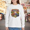 Spring Training 2026 Baseball Fan Retro Palm Cactus Premium Tri-Blend Youth Long Sleeve Tee