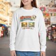 Spring Training 2026 Retro Postcard Baseball Premium Tri-Blend Youth Long Sleeve Tee