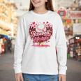 Valentine Baseball Lifestyle Home Plate Ice-Cream Drip Boys Youth Long Sleeve Tee Valentine Baseball Lifestyle Home Plate Ice-Cream Drip Boys Youth Long Sleeve Tee