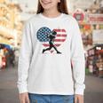 Valentines Baseball Batter Silhouette Heart Men Boys Kid Youth Long Sleeve Tee Valentines Baseball Batter Silhouette Heart Men Boys Kid Youth Long Sleeve Tee