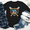 10 Years Old 10th Birthday Baseball Ice Cream Dripping Boys Youth Long Sleeve Tee 10 Years Old 10th Birthday Baseball Ice Cream Dripping Boys Youth Long Sleeve Tee