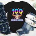 100 Days Of School Baseball Ice Cream Drip Kids Boys Teacher Youth Long Sleeve Tee