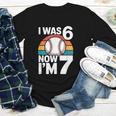 I Was 6 Now Im 7 Baseball Birthday Age 7 Youth Long Sleeve Tee I Was 6 Now Im 7 Baseball Birthday Age 7 Youth Long Sleeve Tee