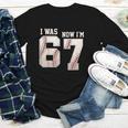 I Was 6 Now I'm 7 Year Old Birthday 67 Meme Baseball Bday Youth Long Sleeve Tee