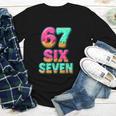 67 Ice Cream Drip Baseball Six Seven 6-7 Meme Teen Boy Youth Long Sleeve Tee