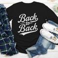 Back To Back For Boys Girls Men Women Baseball Youth Long Sleeve Tee Back To Back For Boys Girls Men Women Baseball Youth Long Sleeve Tee