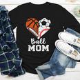 Ball Mom Heart Soccer Basketball Baseball Football Mom Youth Long Sleeve Tee Ball Mom Heart Soccer Basketball Baseball Football Mom Youth Long Sleeve Tee