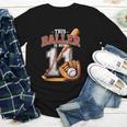 This Baller Is Now 11 Year Baseball Player 11th Birthday Boy Youth Long Sleeve Tee