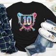 Baseball 10 Year Old Boy Ice Cream Drip 10th Birthday Player Youth Long Sleeve Tee Baseball 10 Year Old Boy Ice Cream Drip 10th Birthday Player Youth Long Sleeve Tee