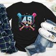 Baseball 45 Year Old Ice Cream Drip 45th Birthday Number 45 Youth Long Sleeve Tee Baseball 45 Year Old Ice Cream Drip 45th Birthday Number 45 Youth Long Sleeve Tee