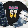 Baseball 6 7 Ice Cream Drip Number 67 Six Seven Meme Youth Long Sleeve Tee
