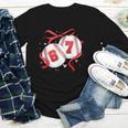 Baseball 67 Six Seven Gen Alpha Meme Valentine's Day Youth Long Sleeve Tee Baseball 67 Six Seven Gen Alpha Meme Valentine's Day Youth Long Sleeve Tee