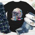 Baseball Catcher Mask Ice Cream Dripping Baseball Boys Youth Long Sleeve Tee