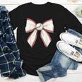 Baseball Coquette Bow Cute Baseball Game Youth Long Sleeve Tee Baseball Coquette Bow Cute Baseball Game Youth Long Sleeve Tee