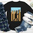Baseball Drip Dripping Ice Cream Sport Player American Flag Youth Long Sleeve Tee