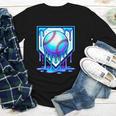 Baseball Drip Ice Cream Blue Glow Melt Ball Graphic Youth Long Sleeve Tee Baseball Drip Ice Cream Blue Glow Melt Ball Graphic Youth Long Sleeve Tee