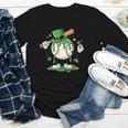 Baseball Drip Ice Cream Boys Kids Shamrock St Patricks Day Youth Long Sleeve Tee