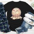 Baseball Drip Ice Cream Melting Illustration Youth Long Sleeve Tee Baseball Drip Ice Cream Melting Illustration Youth Long Sleeve Tee