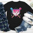 Baseball Drip Purple Glove Respect The Drip Youth Boys Girls Youth Long Sleeve Tee