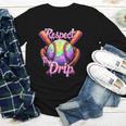 Baseball Drip Respect The Drip Purple Ice Cream Sprinkles Youth Long Sleeve Tee