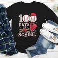 Baseball Happy 100 Days Of School Boy Girl Kid Teacher Youth Long Sleeve Tee