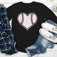 Baseball Heart Love Sport Valentines Day Men Women Boys Kids Youth Long Sleeve Tee