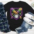 Baseball Ice Cream Drip Boys Mardi Gras Carnival Party Mask Youth Long Sleeve Tee
