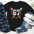 Baseball Ice Cream Drip Number 67 Player Six Seven Meme 6 7 Youth Long Sleeve Tee Baseball Ice Cream Drip Number 67 Player Six Seven Meme 6 7 Youth Long Sleeve Tee