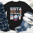 Baseball Ice Cream Drip Sista Of The Birthday Boy Youth Long Sleeve Tee