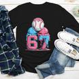 Baseball Ice Cream Drip Six Seven Gen Alpha Meme 67 Youth Long Sleeve Tee