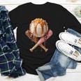 Baseball Ice Cream Drip Style Melting Ice Cream Youth Teen Youth Long Sleeve Tee Baseball Ice Cream Drip Style Melting Ice Cream Youth Teen Youth Long Sleeve Tee
