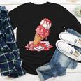 Baseball Ice Cream Drip Youth Strawberry Baseball Red Youth Long Sleeve Tee Baseball Ice Cream Drip Youth Strawberry Baseball Red Youth Long Sleeve Tee