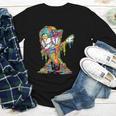 Baseball Ice Cream Dripping Dabbing Baseball Drip Youth Long Sleeve Tee
