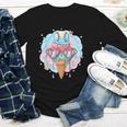 Baseball Ice Cream Heart Sunglasses Youth Boys Valentine Youth Long Sleeve Tee
